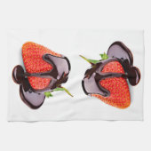 Chocolade-aardbei Theedoek (Horizontaal)