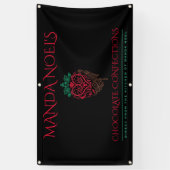 chocolade aardbeienschotel spandoek (Verticaal)