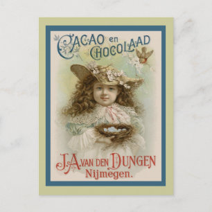  chocolade Adverteren Briefkaart