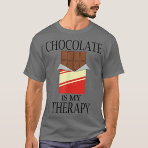 Chocolade als therapie Delicious Chocolatier T-shirt