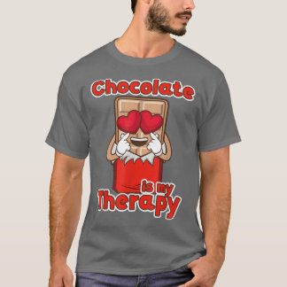 Chocolade als therapiezoet Chocolatier T-shirt
