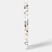 Chocolade, amandelen en Dark Chocolate Text Design Case-Mate iPhone Case (Achterkant / Links)