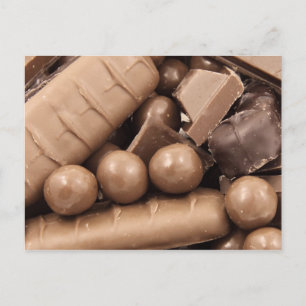 Chocolade Ansichtkaart Briefkaart