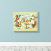 Chocolade Bakers Antiek Canvas Afdruk (Insitu (Houten vloer))