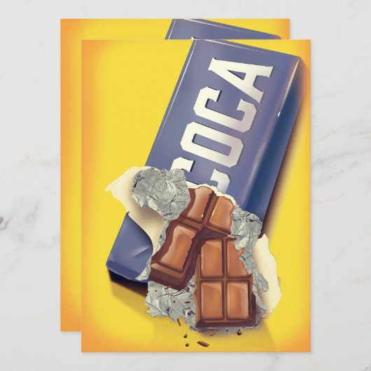  Chocolade Bar, commercieel (Voorkant / Achterkant)