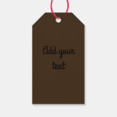Chocolade Bar Gift Label Cadeaulabel (Achterkant)