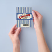 Chocolade Bar Mitzvah Baseball Wrapper Flyer (Hand)