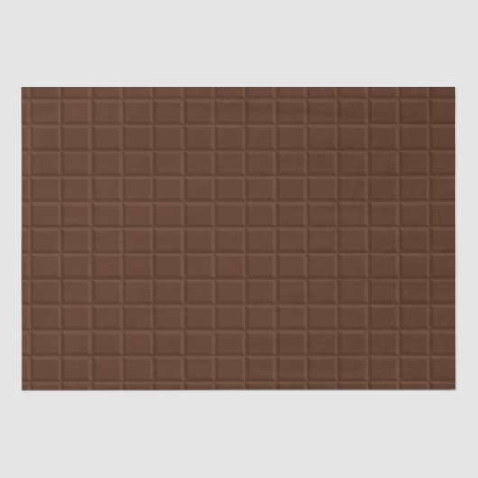 Chocolade bar tissue papier voor cadeauverpakking (Voorkant)
