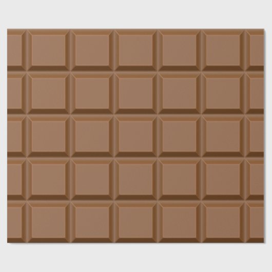 Chocolade Bar Wrapping Paper Cadeaupapier (Vlak)