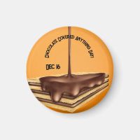 Chocolade bedekte alles dag