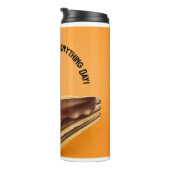 Chocolade bedekte alles dag thermosbeker (Geroteerd rechts)