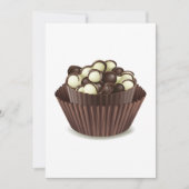 Chocolade Beker Uitnodigingen (Voorkant)