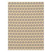 Chocolade, bevroren Coconut Glazed Cake Donut Tafelkleed (Voorkant)