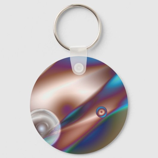 Chocolade blauw sleutelhanger (Voorkant)