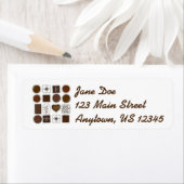 Chocolade Bon Bon Valentijnsdag Snoep Etiket (Insitu)