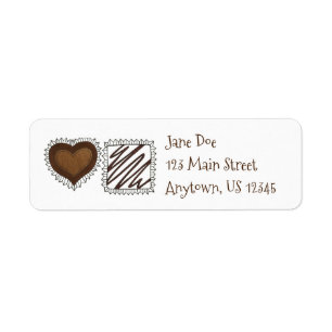 Chocolade Bon Snoep Valentijnsdag Sweets Etiket
