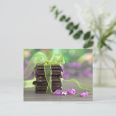 Chocolade Briefkaart (Staand voorkant)