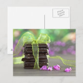 Chocolade Briefkaart (Voorkant / Achterkant)