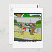 Chocolade?! Briefkaart (Voorkant / Achterkant)