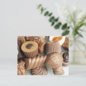 chocolade briefkaart (Staand voorkant)