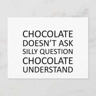 chocolade briefkaart
