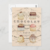  chocolade...briefkaart briefkaart (Voorkant / Achterkant)