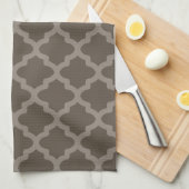 Chocolade Brown Classic Kitchen Towel Gift Theedoek (Quarter Fold)