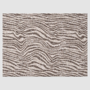 Chocolade Brown Cream Blush Zebra Glitter          Tissuepapier