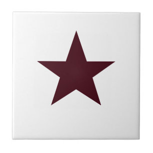 Chocolade Brown Star Tegeltje