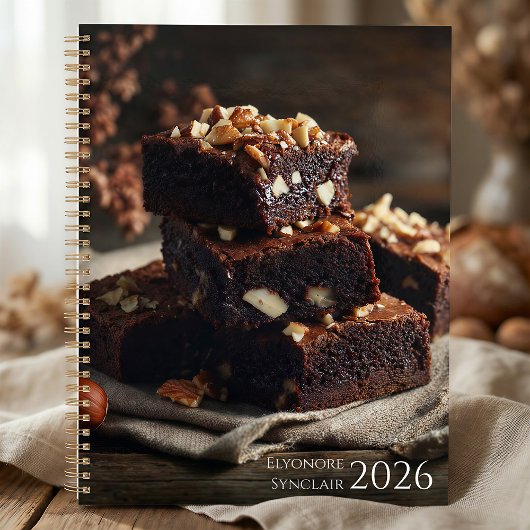 Chocolade Brownie Dessert 2026 Planner