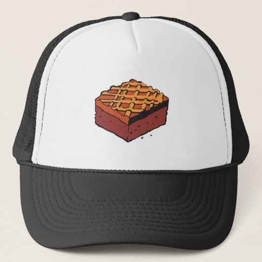 chocolade brownie trucker pet (Voorkant)