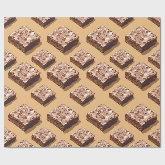 Chocolade Brownies inpakpapier (Vlak)