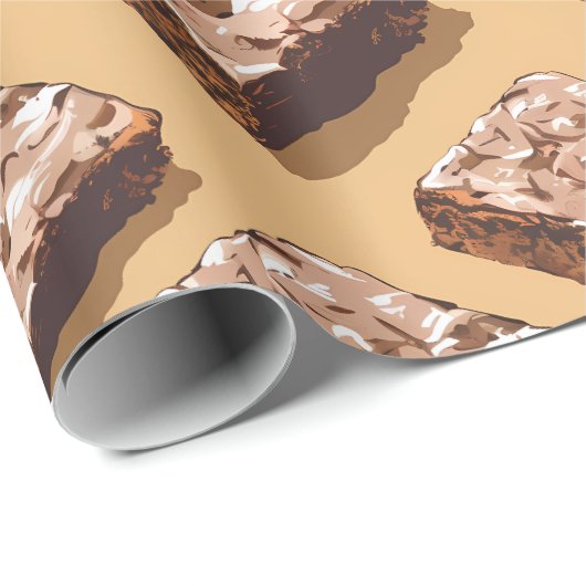 Chocolade Brownies inpakpapier (Rol Hoek)