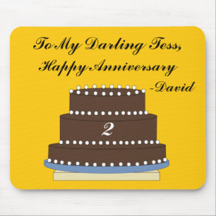 Chocolade bruiloft Jubileum taart Muismat