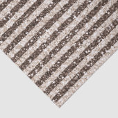 Chocolade Bruin Blush Glitter Sparkle Stripes Tissuepapier (Detail)