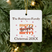 Chocolade Bruin Boho Vrolijk & Heldere Kerst