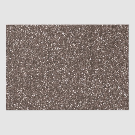 Chocolade bruin glitter tissuepapier (Voorkant)