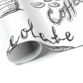 Chocolade Cadeaupapier (Rol Hoek)