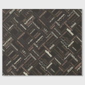 Chocolade Cadeaupapier (Vlak)