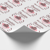 Chocolade Cadeaupapier (Hoek)