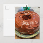 Chocolade Cake! Briefkaart (Voorkant / Achterkant)