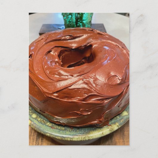 Chocolade Cake! Briefkaart (Voorkant)