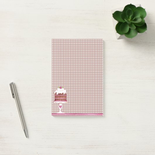 Chocolade Cake Post-it® Notes (Kantoor)