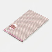 Chocolade Cake Post-it® Notes (Schuin)