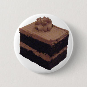 Chocolade Cake Ronde Button 5,7 Cm