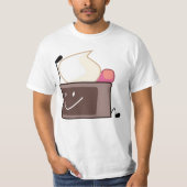 "Chocolade cake Television - bfb cake" T-shirt (Voorkant)