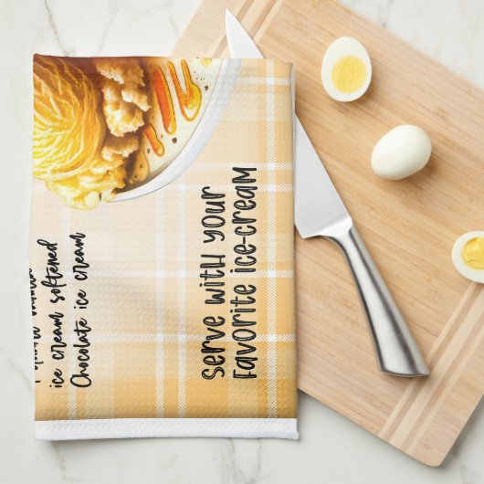 Chocolade Caramel Ice Cream Pie Recept Theedoek (Quarter Fold)