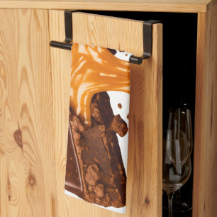 Chocolade Caramel Keukenhanddoek