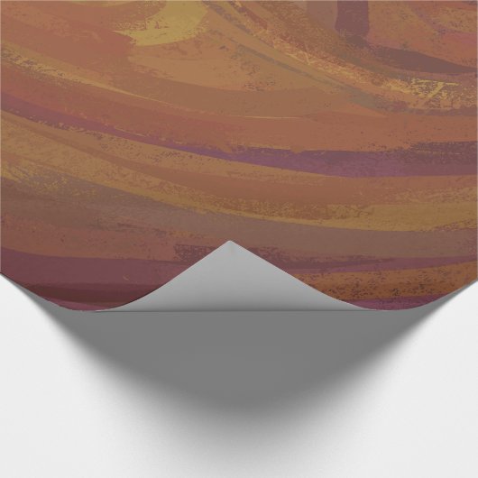 Chocolade Carmel Swirl Cadeaupapier (Hoek)