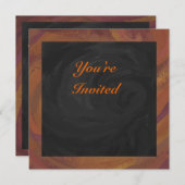 Chocolade Carmel Swirl Kaart (Voorkant / Achterkant)